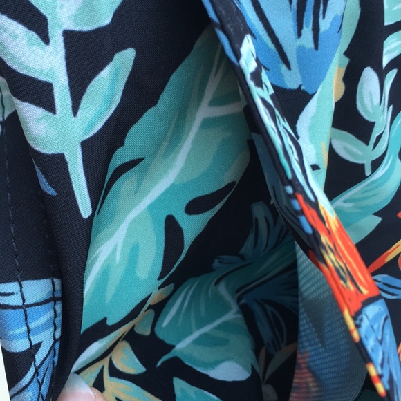 New J. Crew Men’s Tropical Print 6” Swim Trunk Shorts - Picture 4 of 7